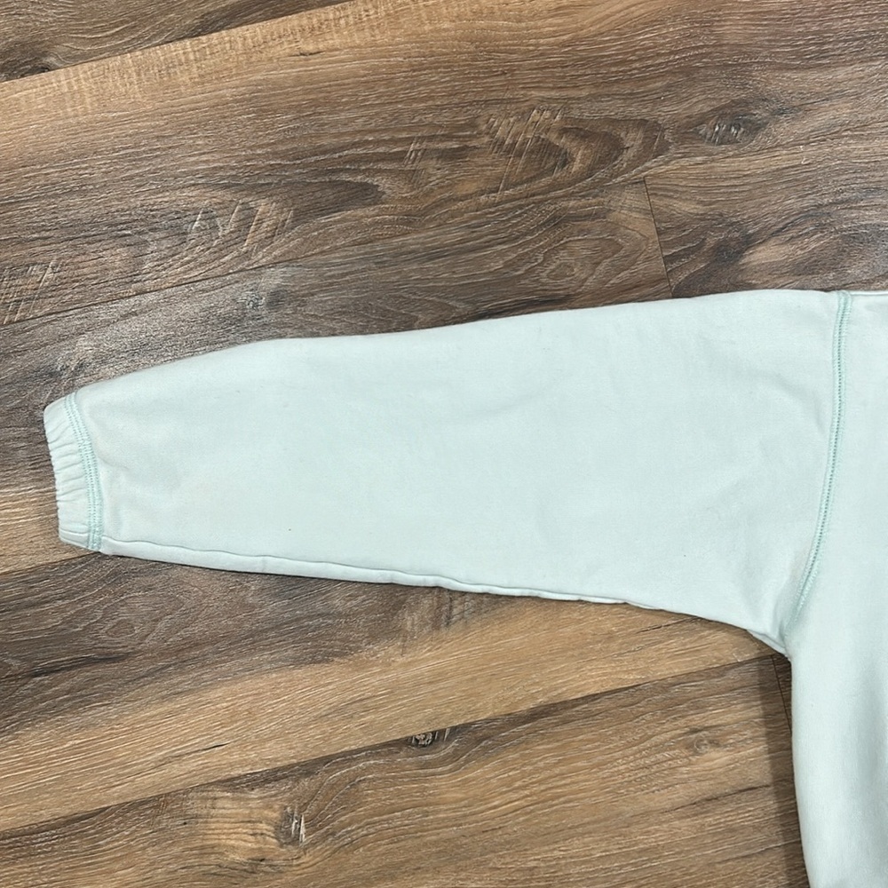 teddy fresh classic fleece cut off crewneck, size S. Pale green - Picture 14 of 15